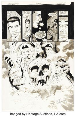 Paul Gulacy and Charles Yoakum The Grackle #4 Story Page 16 Original Art (Valiant/Acclaim, 1997).