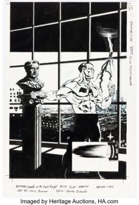 Chris Brunner Batman: Legends of the Dark Knight #175 Cover Original Art (DC, 2004).