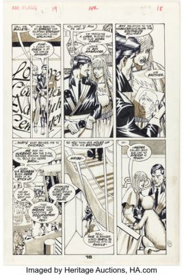 Howard Chaykin American Flagg #19 Story Page 16 Original Art (First, 1988). | Heritage