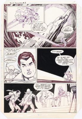 Gil Kane DC Comics Presents Annual #3 Captain Marvel Story Page 15 Original Art (DC, 1984). | Heritage