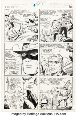 Dick Ayers and Vince Colletta Two-Gun Kid #78 Story Page 14 Original Art (Marvel, 1965). | Heritage