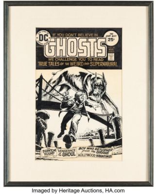 Nick Cardy Ghosts #36 Cover Original Art (DC, 1975). | Heritage