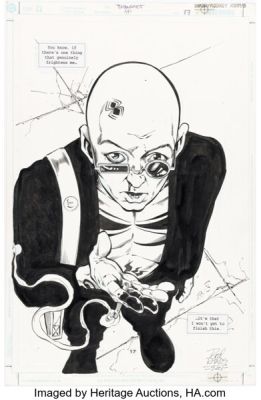 Darick Robertson and Rodney Ramos Transmetropolitan #41 Splash Page 17 Original Art (DC/Vertigo, 2001). | Heritage
