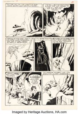 Gil Kane, Wally Wood, and Joe Coleman T.H.U.N.D.E.R. Agents #5 NoMan Story Page 6 Original Art (Tower, 1966).