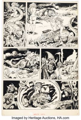 Gonzalo Mayo Eerie #90 Story Page 7 Original Art (Warren, 1978). | Heritage