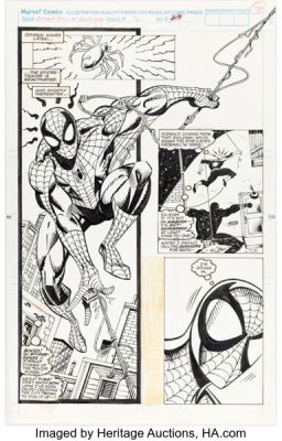 Al Milgrom and Mike Machlan Deadly Foes of Spider-Man #2 Story Page 23 Original Art (Marvel, 1991). | Heritage