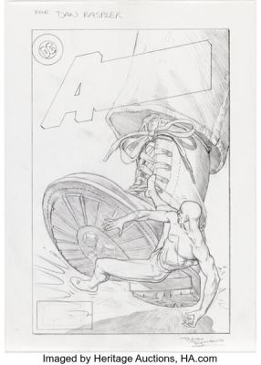 Brian Bolland Atom Special #2 Cover Preliminary Original Art (DC, 1995). | Heritage