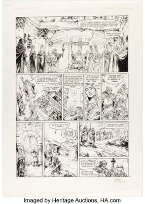 Gwendal Lemercier Durandal #1 Page 11 Original Art (Soleil, 2010).