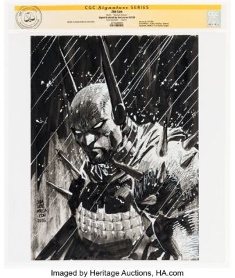 Jim Lee - Absolute Batman Illustration Original Art - CGC Signature Series (2026). | Heritage