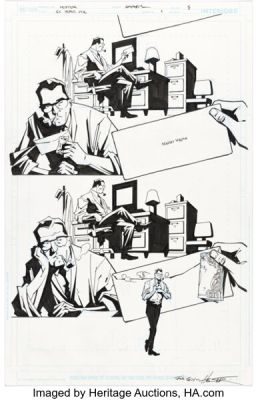 Phil Hester and Eric Gapstur Gotham City: Year One #1 Story Page 5 Original Art (DC, 2022). | Heritage