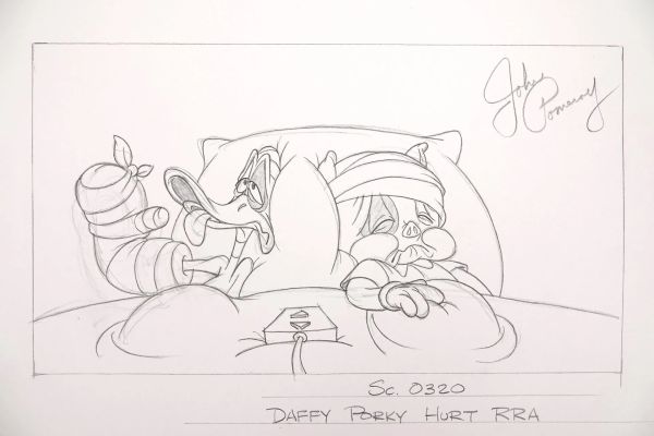 Animation Pomeroy... | Lot 189 - ANIMATION POMEROY John Looney Toons Dessin original... | Vermot et Associés