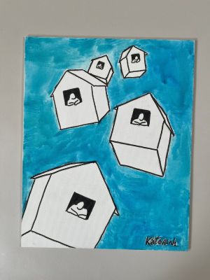 Philippe Katerine (Né En 1968) | "Les maisons volantes", 2023 | misc / divers