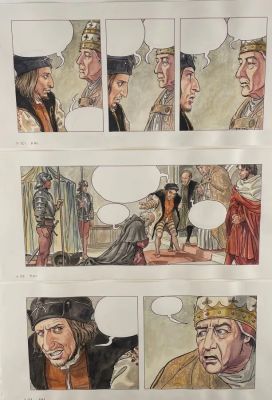Milo Manara (1945)... | Lot 87 - Milo MANARA (1945) - planche tirée de "Les Flammes... | misc / divers