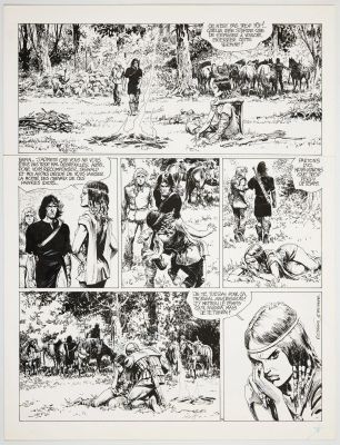 Rosinski - Thorgal,... | Lot 212 - ROSINSKI - Thorgal, planche n°22 à l’encre de Chine... | Tessier Sarrou