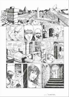 Calderon - Les Voies du Seigneur T4 - Planche originale encrée (p.10) -  1492 Eden - (2015) | Catawiki