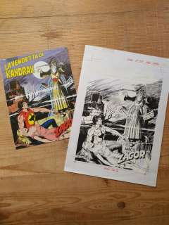 Zagor n. 250 (Zenith 301) - stampone per cover francese "La vendetta di Kandrax" - Loose page - First edition - (1986) | Catawiki