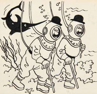 Hergé (Georges Remi Dit) 1907-1983 | Les Dupondt et l’espadon | Artcurial
