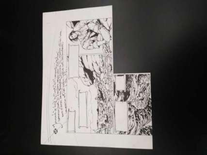 PLANCHE ORIGINALE LA GESTE DES CHEVALIERS DRAGONS TOME 23 P2 PREMIERE VERSION - CHRISTIAN PATY