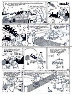 Turk Et de Groot | LÉONARD Planche originale à l’encre de Chine et crayon | Cornette de St Cyr