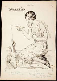 Cravath, Glenn | New Yorker/Saturday Evening Post Illustration "Always Fishing" | Art4Comics