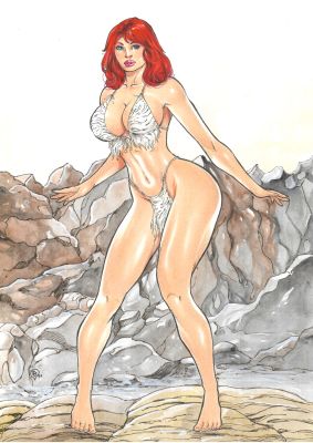 Lanio Sena | Kiri BeastMaster Pin Up "9x12"A4 | Raremarq (Buy It Now)