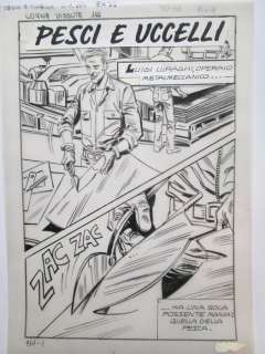Corna Vissute No. 114 - 70x Planche originale - Histoire complète "Pesci e Uccelli" - Loose page | Catawiki