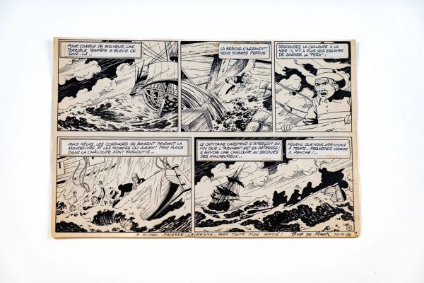 De Moor, Bob (1925-1992) | Lot 6 : Cori le Moussaillon, sous le drapeau de la compagnie, seconde partie… | misc / divers