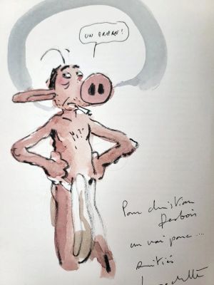 Rochette Jean Marc Edmond... | ROCHETTE Jean Marc Edmond le cochon Dédicace couleur... | Vermot et Associés