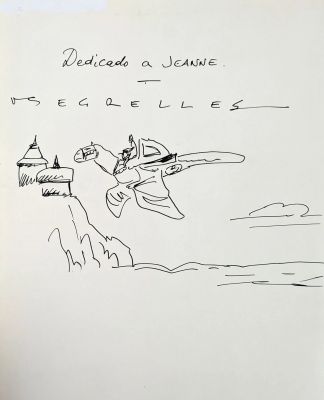 Segrelles Vincente Le... | SEGRELLES Vincente Le mercenaire Très rare dédicace... | Vermot et Associés