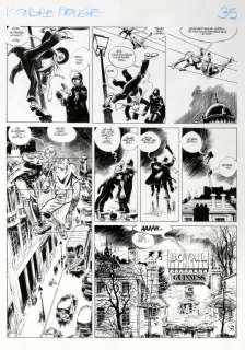 Follet | Edmund Bell, planche n°35 Ã  l’encre de Chine et … | Banque Dessinée