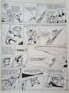 Greg - Planche originale - Rock Derby T1 - Les Requins du ring - (1974) | Catawiki