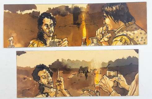 Sergio Tisselli - Illustrazioni Inedite "Le Avventure di Giuseppe Pignata" - Loose page - (1980) | Catawiki