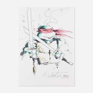 Kevin Eastman, TMNT Raphael Illustration (Mirage Studios, 2003) | Landry Pop Auctions