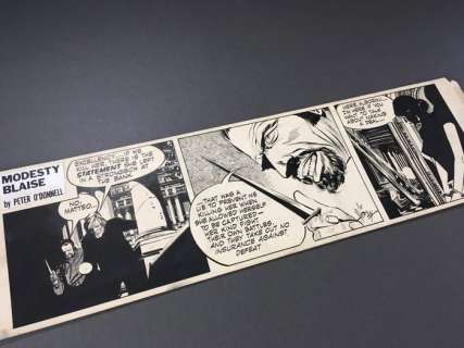 Holdaway, Jim - Strip original - Modesty Blaise - 1770 - The Statement - (1969) | Catawiki