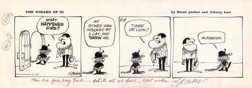 Wizard of Id (1969) by Brant Parker and Johnny Hart | Comic Mint