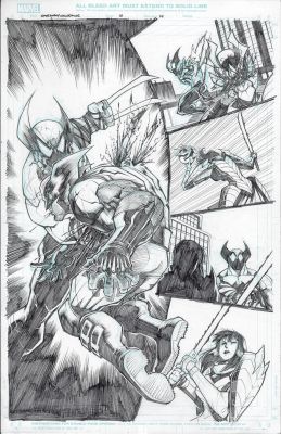 Spider-Man and Wolverine Issue 10 Page 14 vs Arachnix Gerardo Sandoval | Comix Art Studio