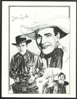 Tom Tyler Real West Movie Hall of Fame Series Print | DTA Collectibles