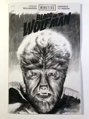 Dan Neidlinger | Blood of the Wolfman Sketch Cover | Raremarq (Buy It Now)