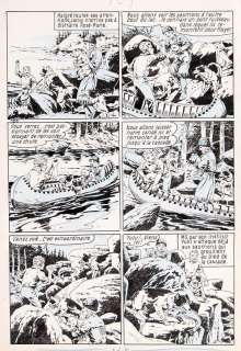 Le Rallic | Ensemble de cinq planches n°109 Ã  113 Ã  l’encre… | Banque Dessinée