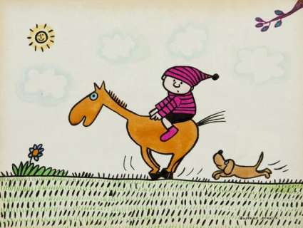 Bogdan Butenko  (b. 1931), Gapiszon on horseback - | Desa Unicum