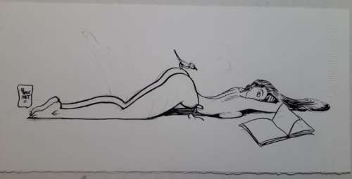 Jordi Bernet - Illustr. Origin. "Chiara di Notte: Segnalibro" - Firmato - Loose page | Catawiki