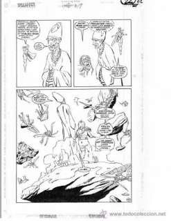 Dibujo Original SPELLJAMMER de JOE QUESADA