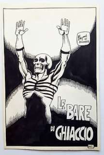 Kriminal n. 300 - Magnus & Bunker - Splash Page Originale "Le Bare di Ghiaccio" - Loose page - (1971) | Catawiki