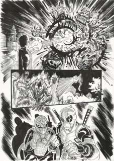 Spider-Man, Deadpool Vol 1 #34 - Original art page by Flaviano Armentaro - First edition - (2018)