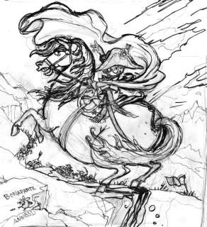 Donald Duck inspired by Horatio Nelson - Original Sketch - Tony Fernandez - Tracing Paper | Catawiki