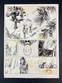 Hugo Pratt - tavola originale "Ticonderoga" - Loose page | Catawiki