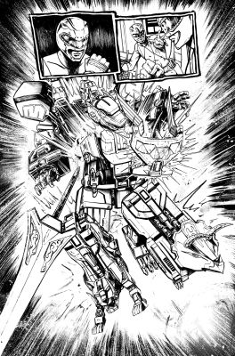 Gavin Smith | Gavin Smith - Mighty Morphin Power Rangers: Zord Quest #1, Page 4 | Modern Mythology Comic Art