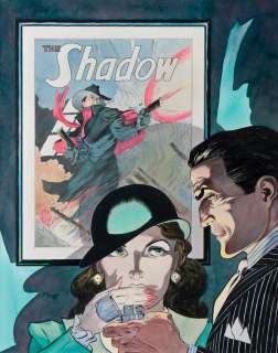 Michael Kaluta The Shadow "Cranston" and "Lane". | Profiles in History