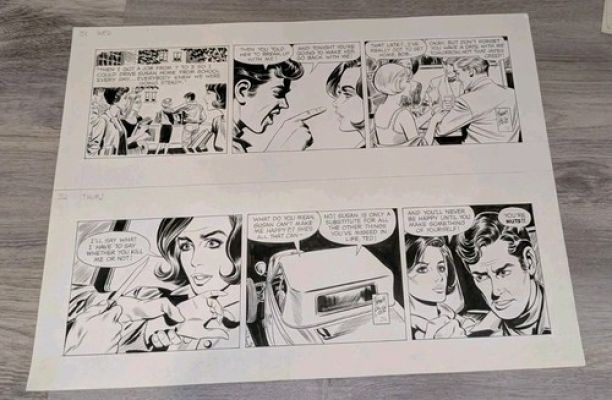 Debbie Deere by Frank Bolle Original Comic Storyboard Artwork 1960s | eBay US (Buy It Now)