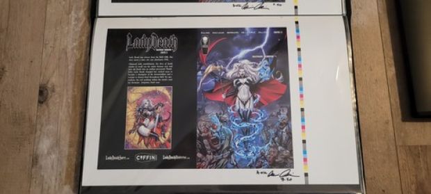 LADY DEATH UNCUT SHEET SIGNED BY BRIAN PULIDO | eBay US (Buy It Now)